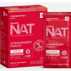 Pruvit Ketones Strawberry Peach Charged new in box